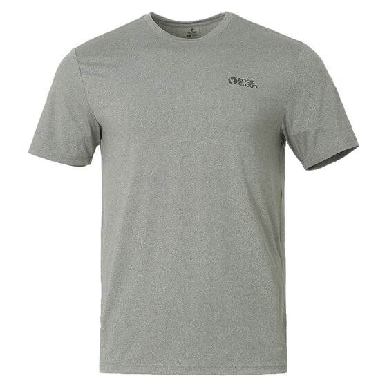 
RockCloud outdoor hiking sports floral fabric elastic breathable men's quick-drying T-shirt short sleeves