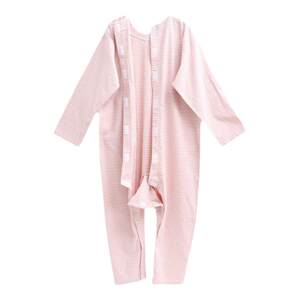 
Demented elderly people wear jumpsuits backwards, postoperative patients' pajamas cotton, incontinence elderly people's open crotch all-in-one jumpsuits spring and autumn