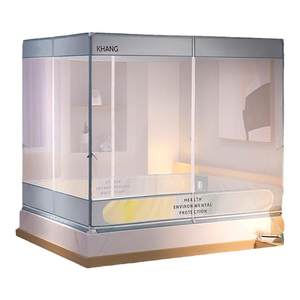 Kangheng Anti-fall Mosquito Net Home 2025 New Bedroom Children's Baby Back to the Bottom to Prevent Bed and Bed Full-bottom Baby Pattern Point
