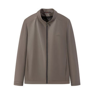 
[Removable goose down liner] Qipai Men's Stand Collar Sheep Leather Leather Jacket 26 Spring New Casual Jacket