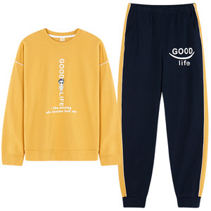 Pajama pure cotton women's spring and autumn style 2025 new spring long-sleeved home clothing sports and casual autumn cotton set