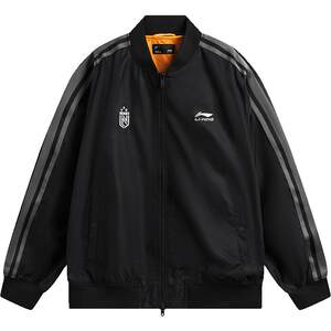 
Li Ning Jacket Men's 2026 Spring New Couple Tops Casual Pilot Sports Baseball Wear Sweater Jacket Women