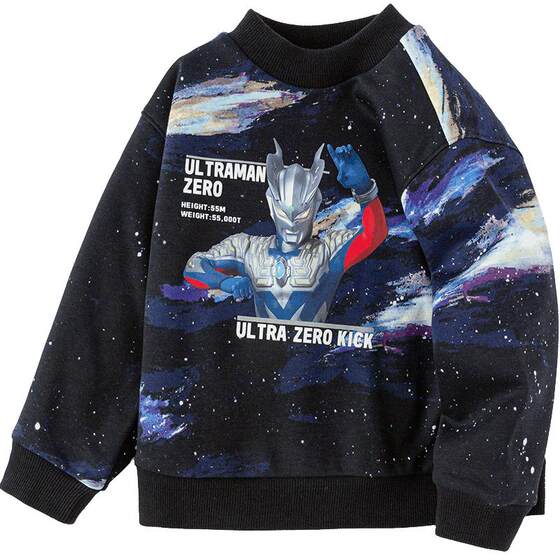 
[Ultraman] Balabala children's clothing, children's fleece sweatshirts, new winter clothes, boys' long-sleeved T-shirts, versatile trendy