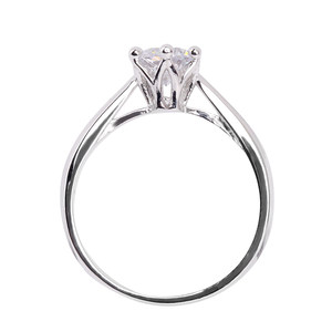 50 points Simulation Diamond Couples Couples Marriage Proponent Women's Ring Living Men's Ring for Wedding Ceremony