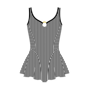 
Pulassi swimsuit for women, high-end 2025 new one-piece skirt-style swimsuit, beautiful slightly fat, flesh-covering swimsuit for women