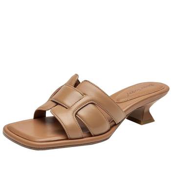 
beautoday high heel French braided strap