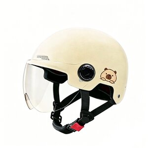 
Electric bicycle riding helmet for children 1 to 3 years old summer toddler safety helmet 2 years old to 6 years old 3c cute boys and girls
