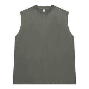 
MANYSTON American 280g heavy vest vest men's summer basketball fitness sports pure cotton sleeveless T-shirt