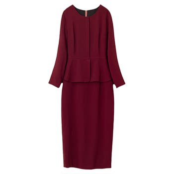 Dress for grandma-like temperament for fat girls plus size women's clothing