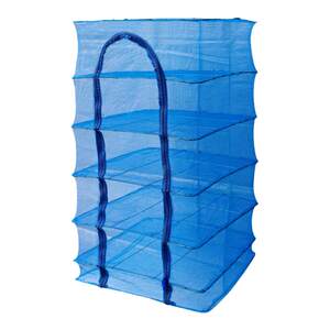 Fish drying net cover to prevent flies. Household folding vegetables drying drying goods. Bacon, radish, sweet potato, bamboo shoots, large net rack
