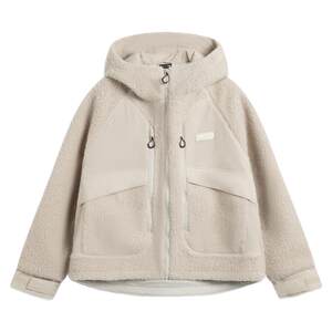 
Li Ning genuine CROSS new women's trendy casual loose warm hooded sherpa jacket AFDU878