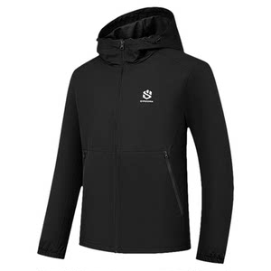 
Jordan Outdoor Soft Shell Thick Jacket Top Men's 2026 Spring New Windproof Plus Velvet Windbreaker Jacket