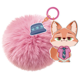 
Li Oh Toys Disney Zootopia 2 Plush Pendant Nick Judy Gary Eye Movement Keychain