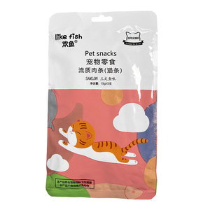 
Happy fish cat cat strip snacks nutrition fattening kitten snacks canned fresh meat wet grain package cat lick sauce staple food