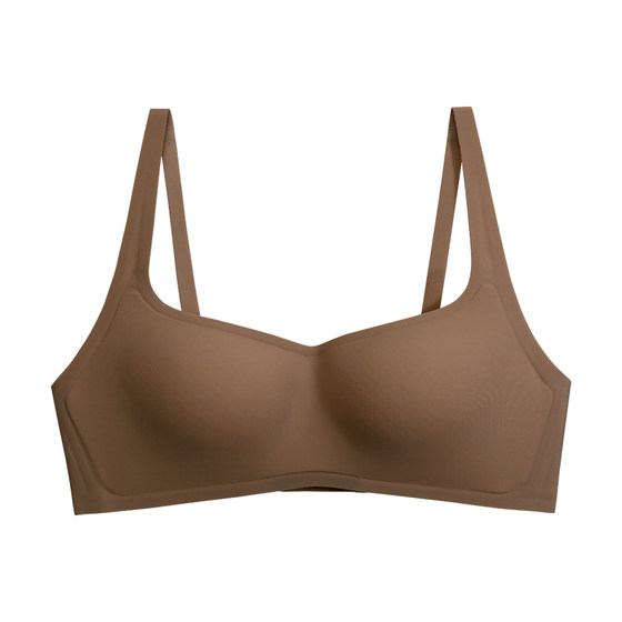 
Thin markless underwear for women with small breasts gathered without steel rings for girls with side breasts to prevent sagging soft support naked bra