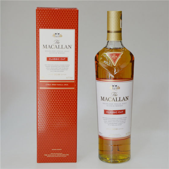 macallan classic cut麦卡伦精粹2018年限量版精萃单一麦芽威士忌