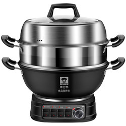 Konbach II timer cast iron electric wok
