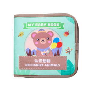 
Baby Quietly Tear Hand-Teared Book Baby Can Nibble Cloth Book 6 Months Early Education Paste Toy Washable Educational Puzzle