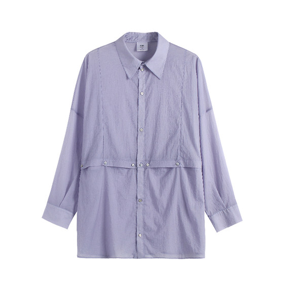 
RAU sun protection clothing women's new loose anti-UV breathable hooded sun protection shirt summer long and short driving sun protection clothing