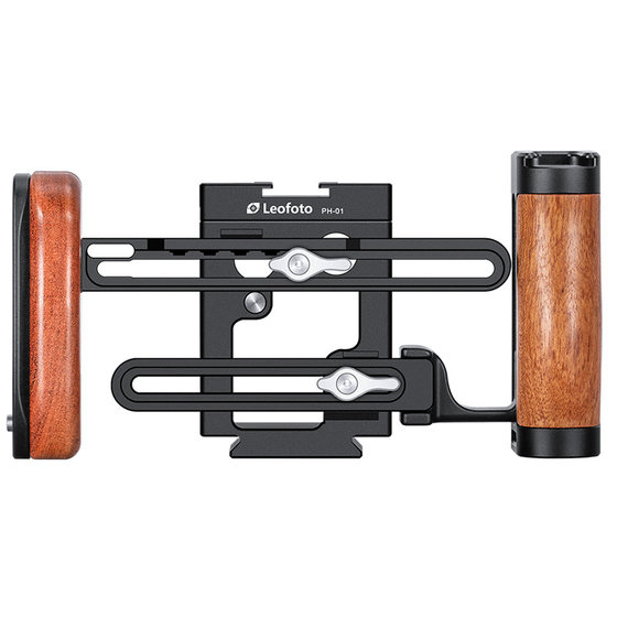 
leofoto/Leitu PH-01 universal mobile phone rabbit cage L board photography photography dual-handheld shooting vlog live broadcast bracket stabilizer accessories
