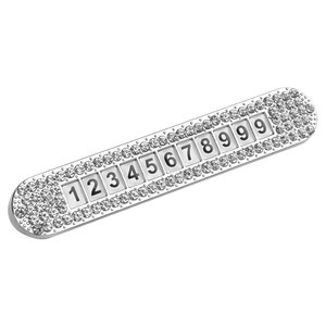 Moving the phone license plate car temporary parking number parking number license plate ornament car supplies on the vehicle on the car in Daquan car