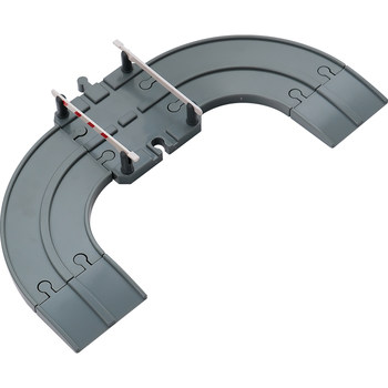 Leku small train rails, building blocks, highway accessories, building blocks scene accessories to expand and match puzzle toys 2 years old
