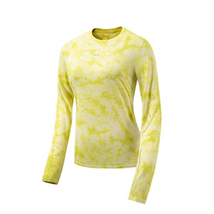 
SN Outdoor Merino Wool Tie-Dye T-shirt Women's Machine Washable Sunscreen Running Long-Sleeve Men's 50/50 Tie-Dye Series