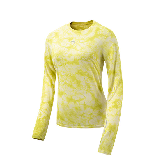 
SN Outdoor Merino Wool Tie-Dye T-shirt Women's Machine Washable Sunscreen Running Long-Sleeve Men's 50/50 Tie-Dye Series