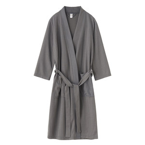 
Japanese kimono absorbent and quick-drying hotel beauty salon men and women universal spring and summer thin large size yukata pajamas