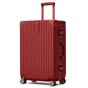 Wedding suitcase accompanying the red box tie box women's suitcase Wedding Code Breakst Restaurant 24 -inch