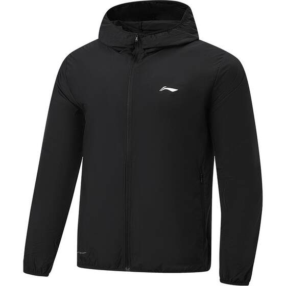 
Li Ning sun protection clothing men's spring and summer new fitness running cardigan long-sleeved jacket ice silk cool woven sportswear
