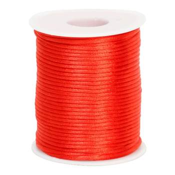 
Red rope braided rope necklace men and women braided handmade zodiac year DIY material knot rope braided thread pendant lanyard