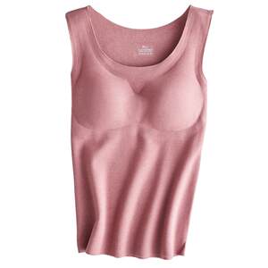 Catman warm the vest female derde flee and velvet thickened spontaneous tropical chest pad without trace underwear autumn and winter bottom top