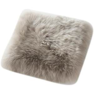 
Aozun Australian wool cushion round wool chair cushion sofa cushion real sheepskin cushion square wool chair cushion