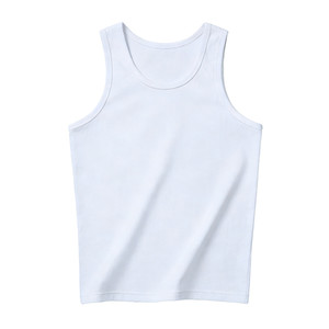 
Hengyuanxiang middle-aged and elderly men's vest spring and summer 100% combed cotton antibacterial and breathable old man hurdle sports undershirt