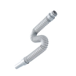 One-piece hose external thread telescopic extension drain