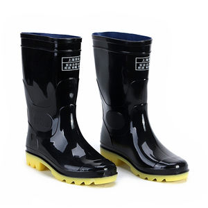 Special industrial and mining rain boots/acid-resistant alkali-resistant oil-resistant rain boots/durable rain boots construction site rain boots waterproof rubber shoes rain boots
