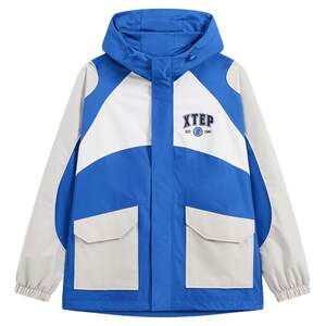 Tuban men's double windbreaker 2024 spring new stitching contrasting casual double -layer trench coat 976129150497
