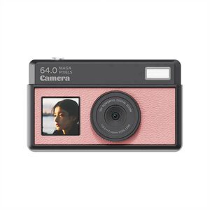 
MEKEPAPA dual screen camera CCD/film style three-in-one beauty cold white leather camera selfie birthday gift