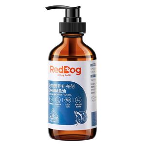 
Red dog fish oil, cat beauty, general hair loss, cat skin care, dog omega3 cat skin care and hair care