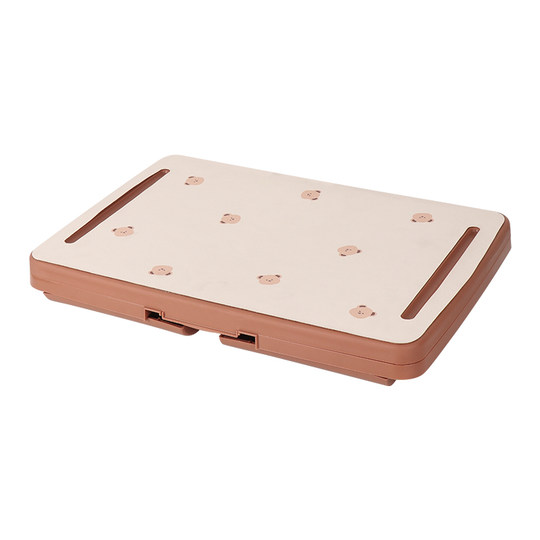 Tavolo Pieghevole Per Auto Kwak – Scrivania Multifunzione Da Volante O Poggiatesta, Portabevande E Vassoio Cibo, Supporta 10 Kg