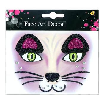 Tear off the Christmas face sticker and apply it directly without makeup