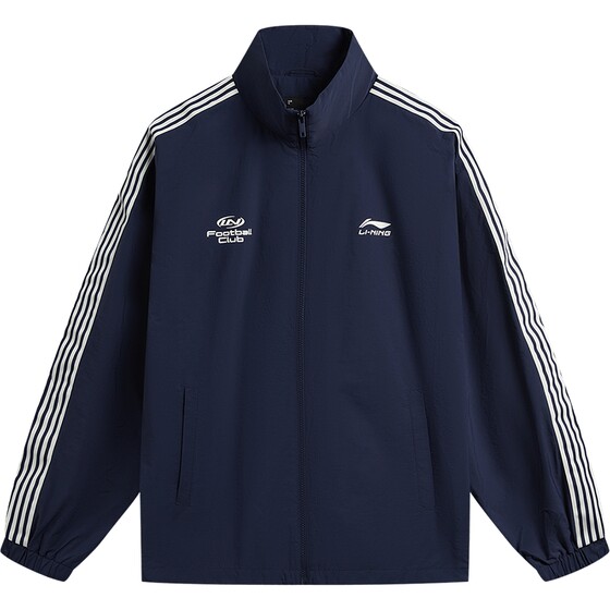 
Li Ning jackets for men and women, 2026 new couple tops, spring retro woven stand-up collar jackets, sports windbreakers