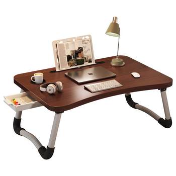 Free installation can fold the small table on the bed
