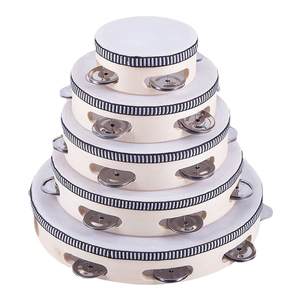 
Children's Xinjiang Dance Tambourine Orff Professional Percussion Instrument Hand-Phone Kindergarten Teacher Dunhuang Hand-Phantom Bell