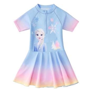 Disney Esha Princess Conjusational Skirt Children's Swimsuit
