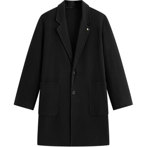 
[Same style in shopping mall] PEACEBIRD Men's Warm Wool Wool Coat Winter Mid-Length Jacket B1AAF4206@