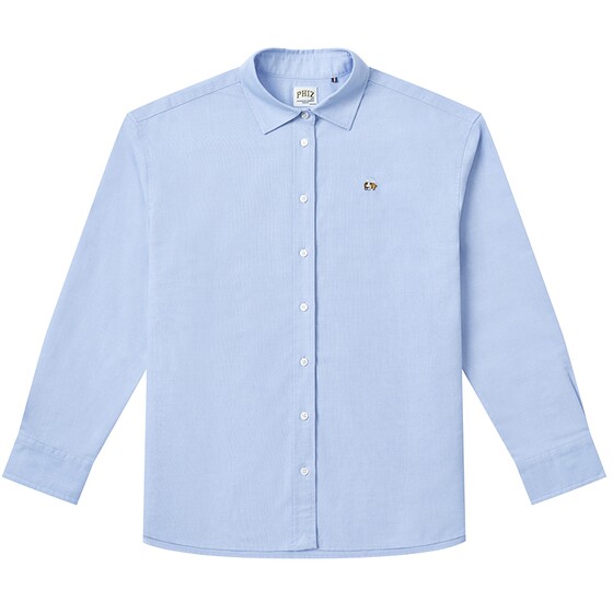 
[Spring Selection] Hazzys Haggis Oxford shirt women's casual loose long-sleeved shirt commuting top