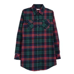 
Korean mid-length plaid shirt for women long-sleeved 2025 spring and autumn new pure cotton sunscreen large-size loose jacket