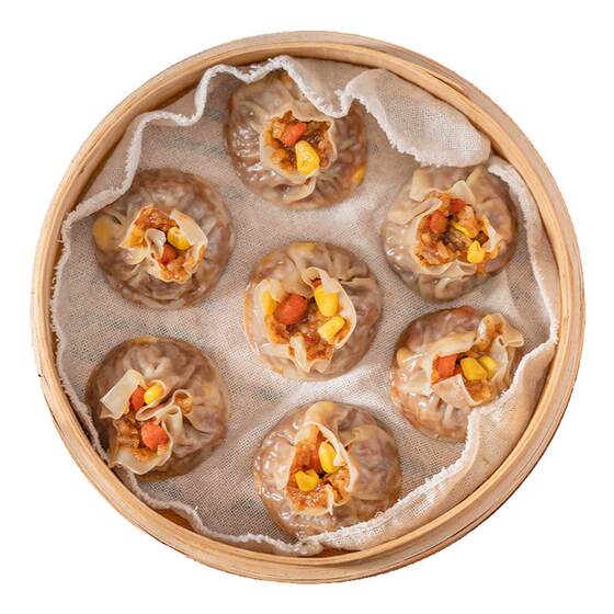 
Vegetarian vegetarian multigrain siomai 300g Cantonese tea snacks shaomai snacks Buddhist instant semi-finished breakfast